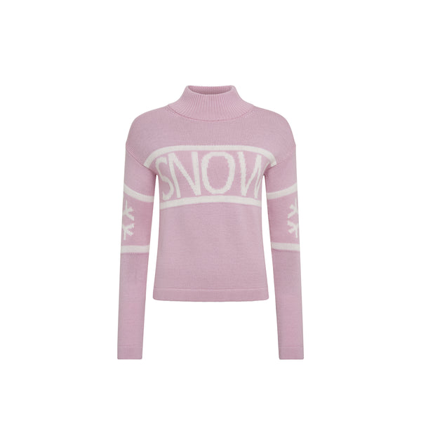 SNOW MERINO WOOL SKI PULLOVER