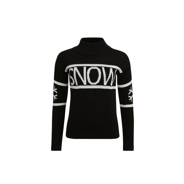 SNOW MERINO WOOL SKI PULLOVER